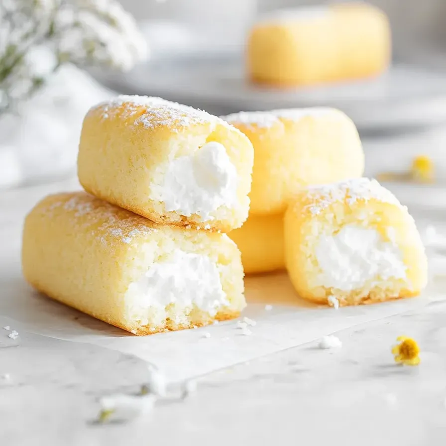 Three made-from-scratch vanilla cakes topped with white creamy icing.