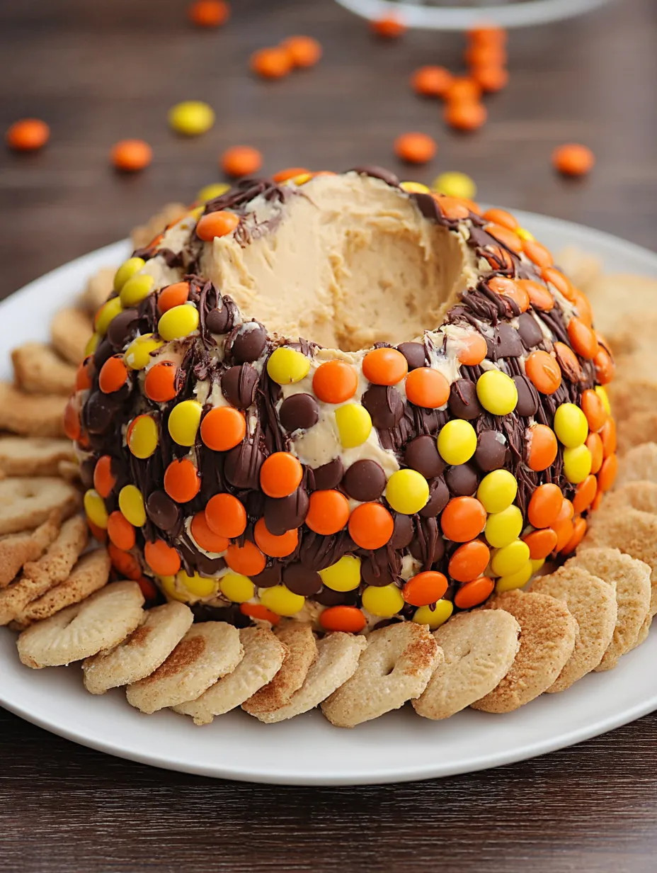 Dessert loaded with peanut butter and chopped peanut butter cups.