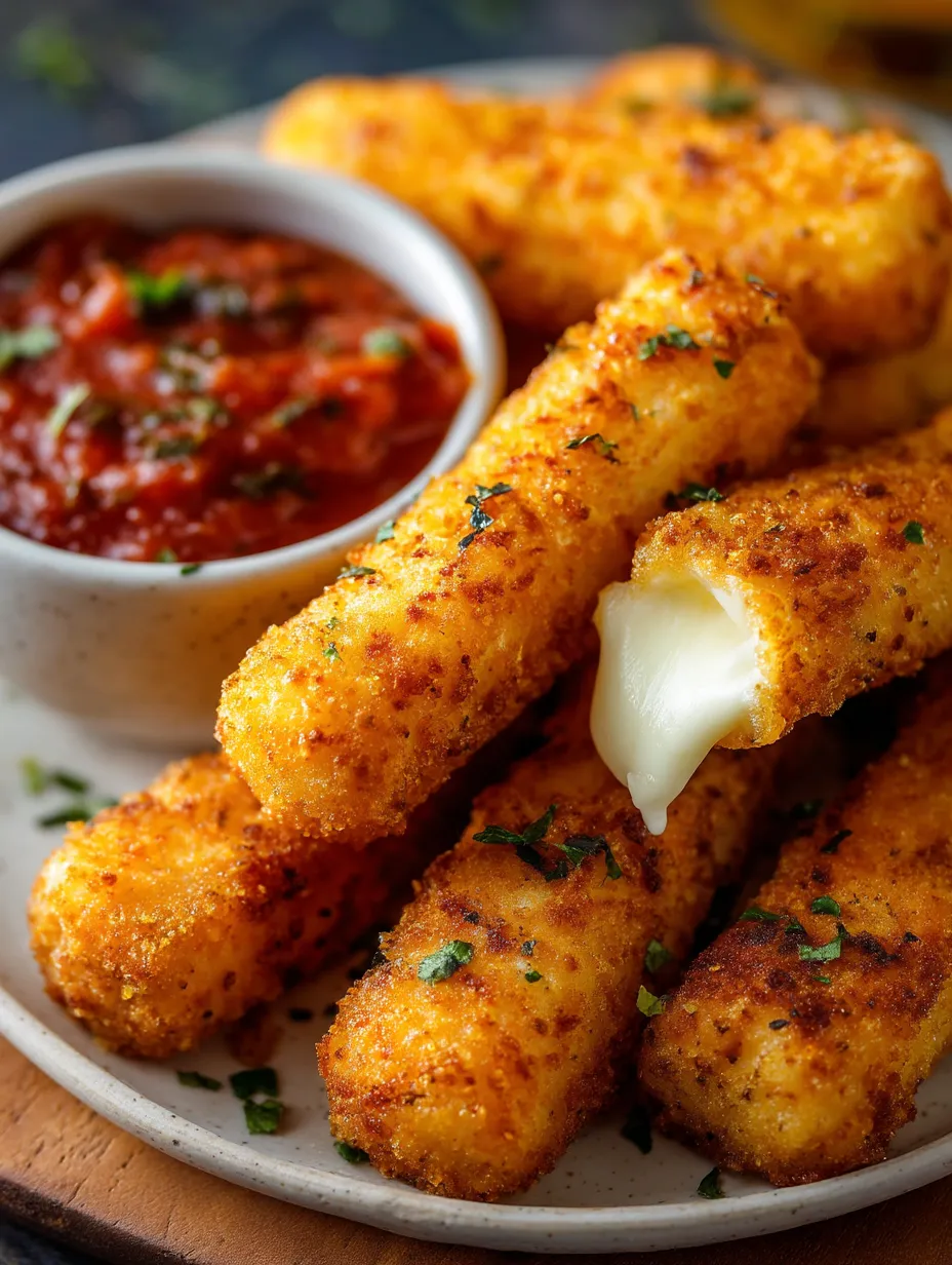 A plate stacked with extra crunchy, double-breaded cheese cubes.