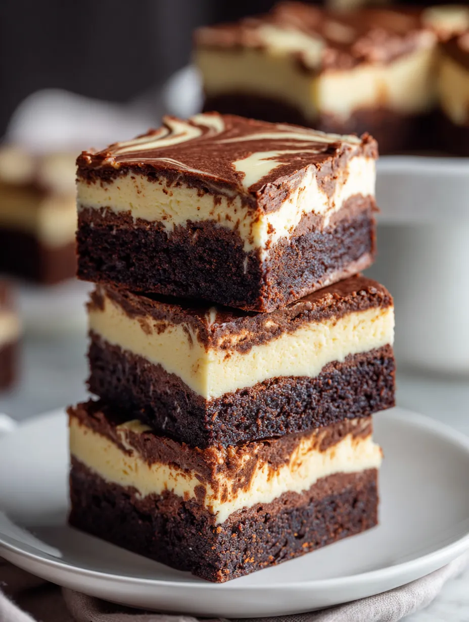 Three layers of chocolate cake stacked on a plate.