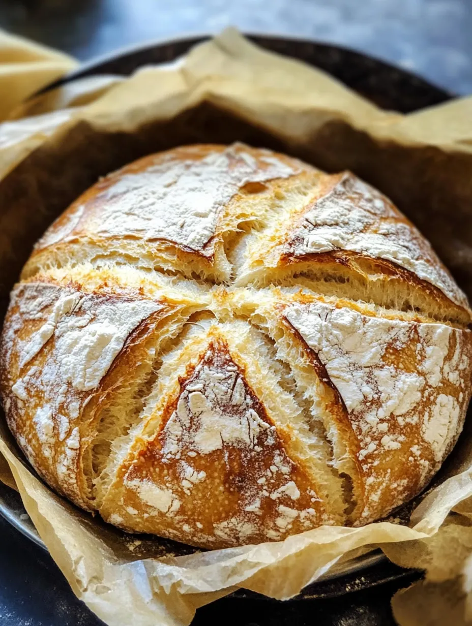 A golden brown loaf of bread with a cross cut into the top.