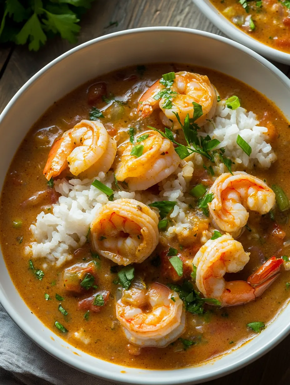 A bowl of shrimp and rice.
