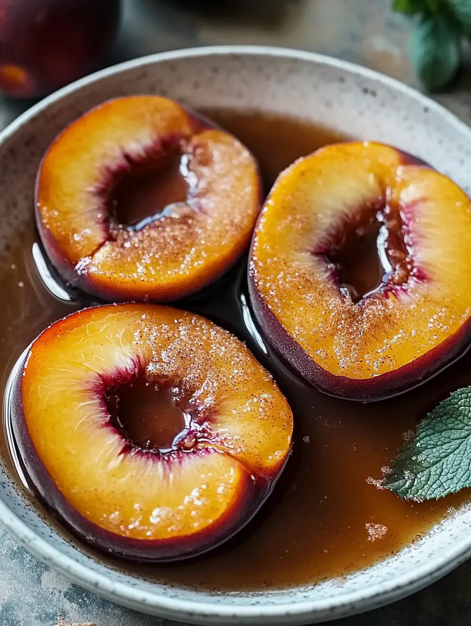 Peaches in a bowl.
