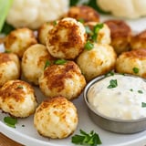 Healthy Cauliflower Cheese Tots
