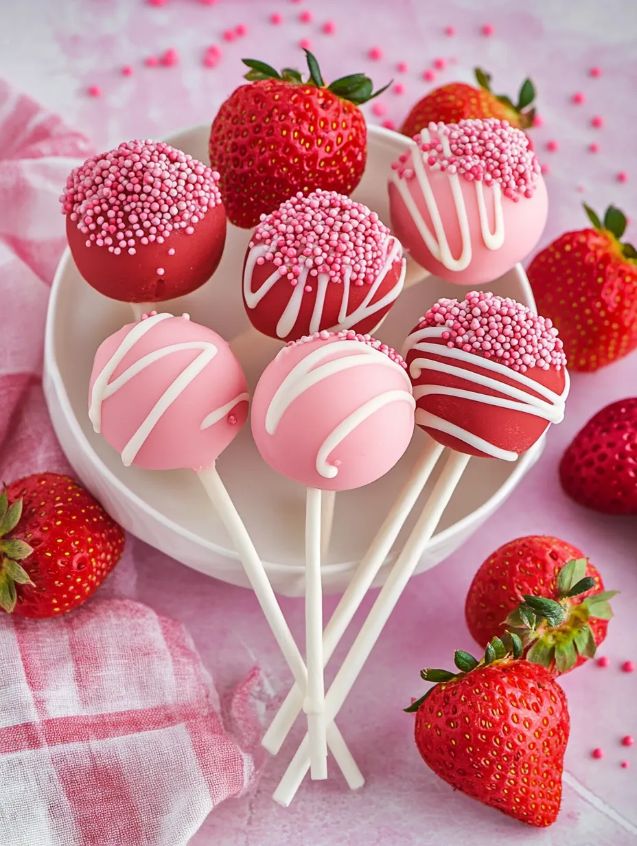 Strawberry Cake Pops RECIPE