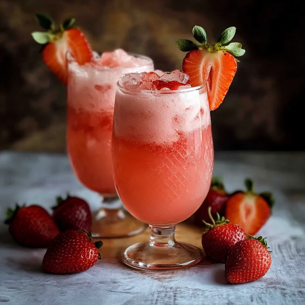 Strawberry Citrus Non Alcoholic Valentine’s Day Drink