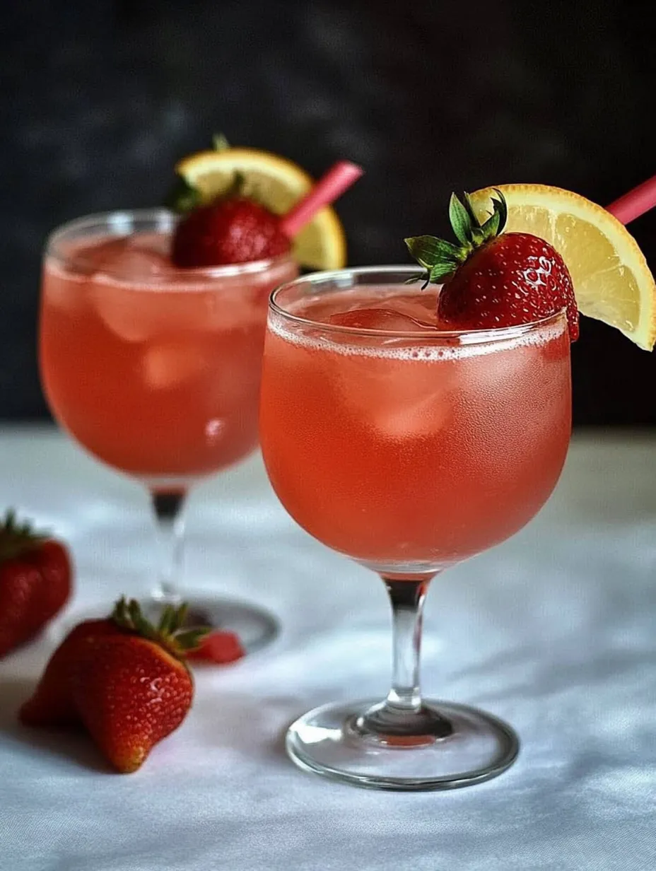 Strawberry Citrus Non Alcoholic Valentine’s Day Drink RECIPE