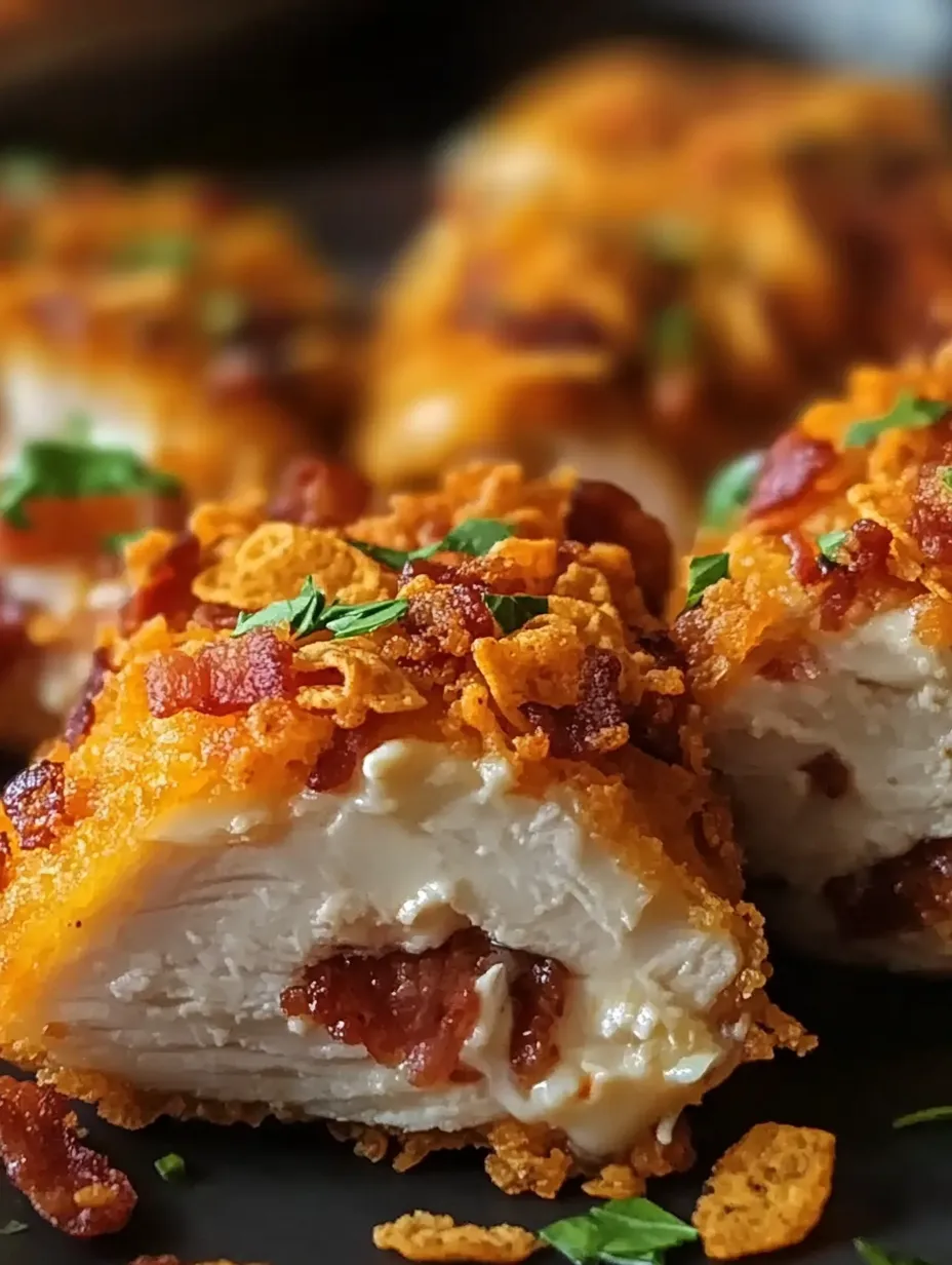 Cream Cheese and Bacon Stuffed Doritos Chicken Recipe