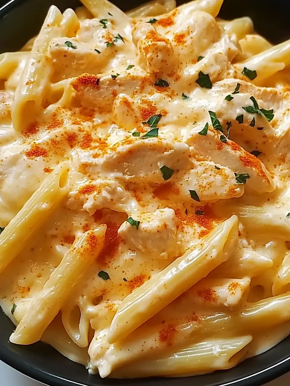 Buffalo Chicken Alfredo Penne Recipe