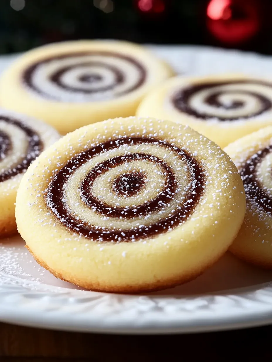 Christmas Butter Swirl Cookies Recipe