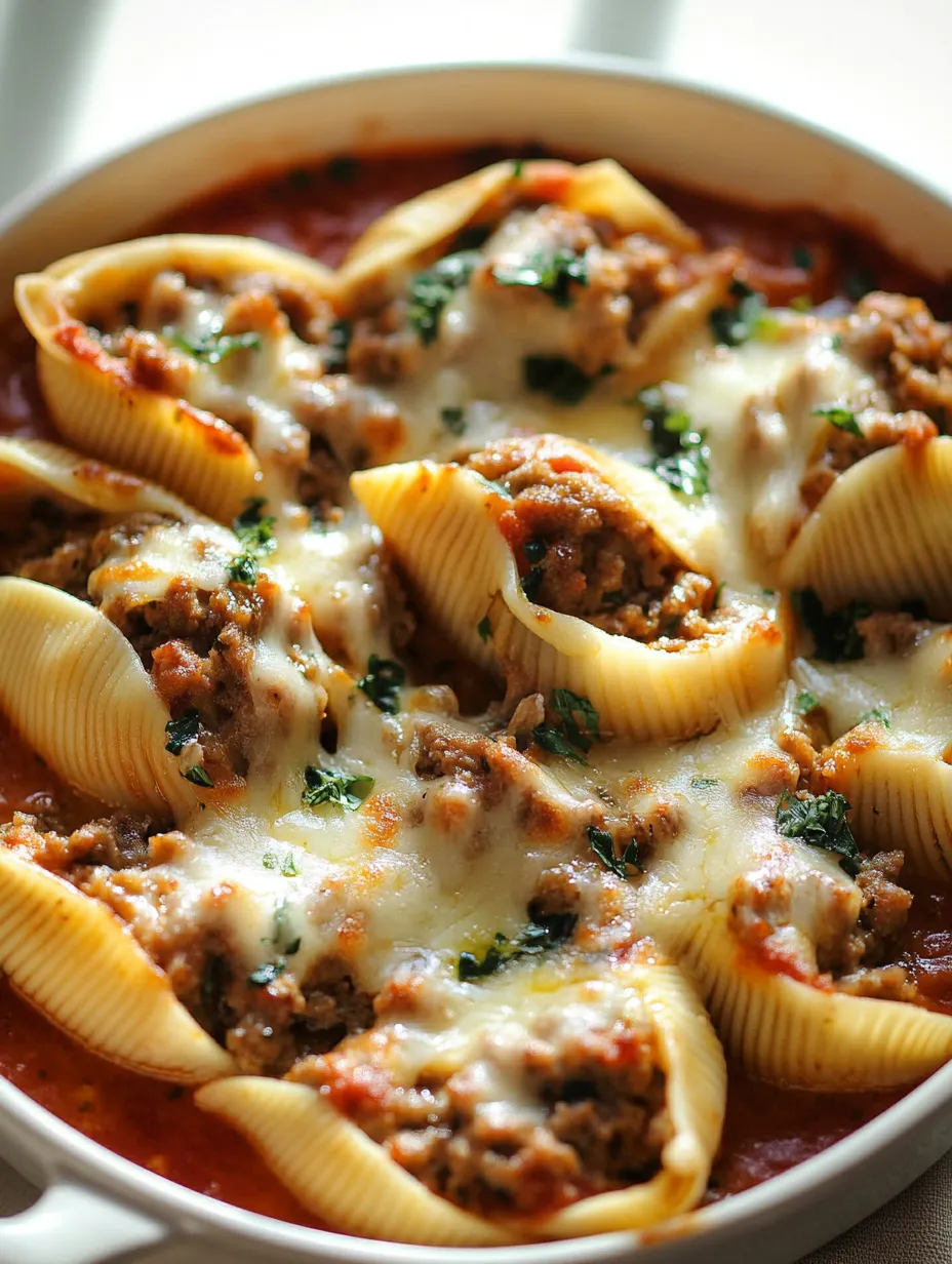 Easy Sausage Stuffed Shells Recipe