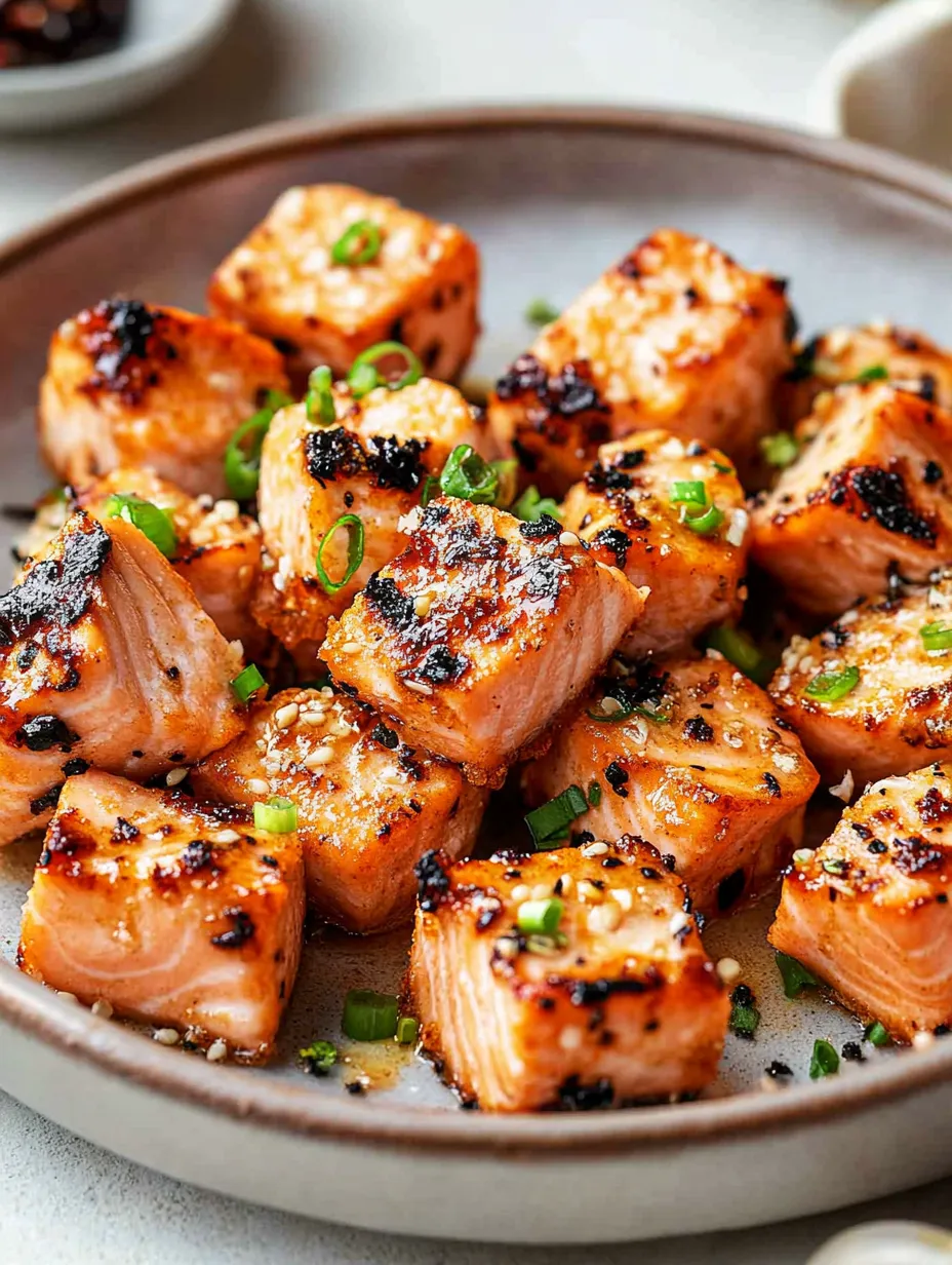 Easy Crispy Spicy Salmon Bites Recipe