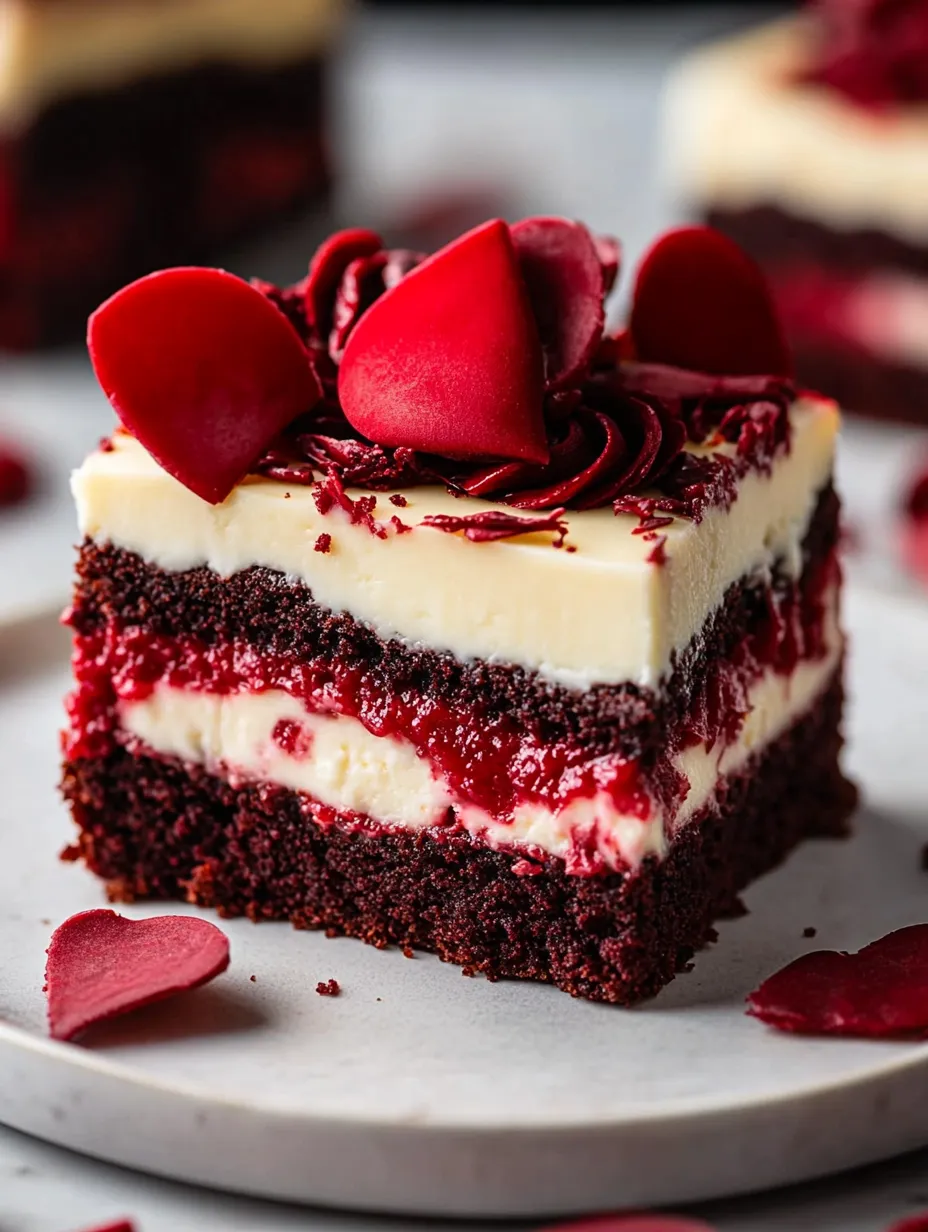 Red Velvet Cheesecake Brownies Recipe