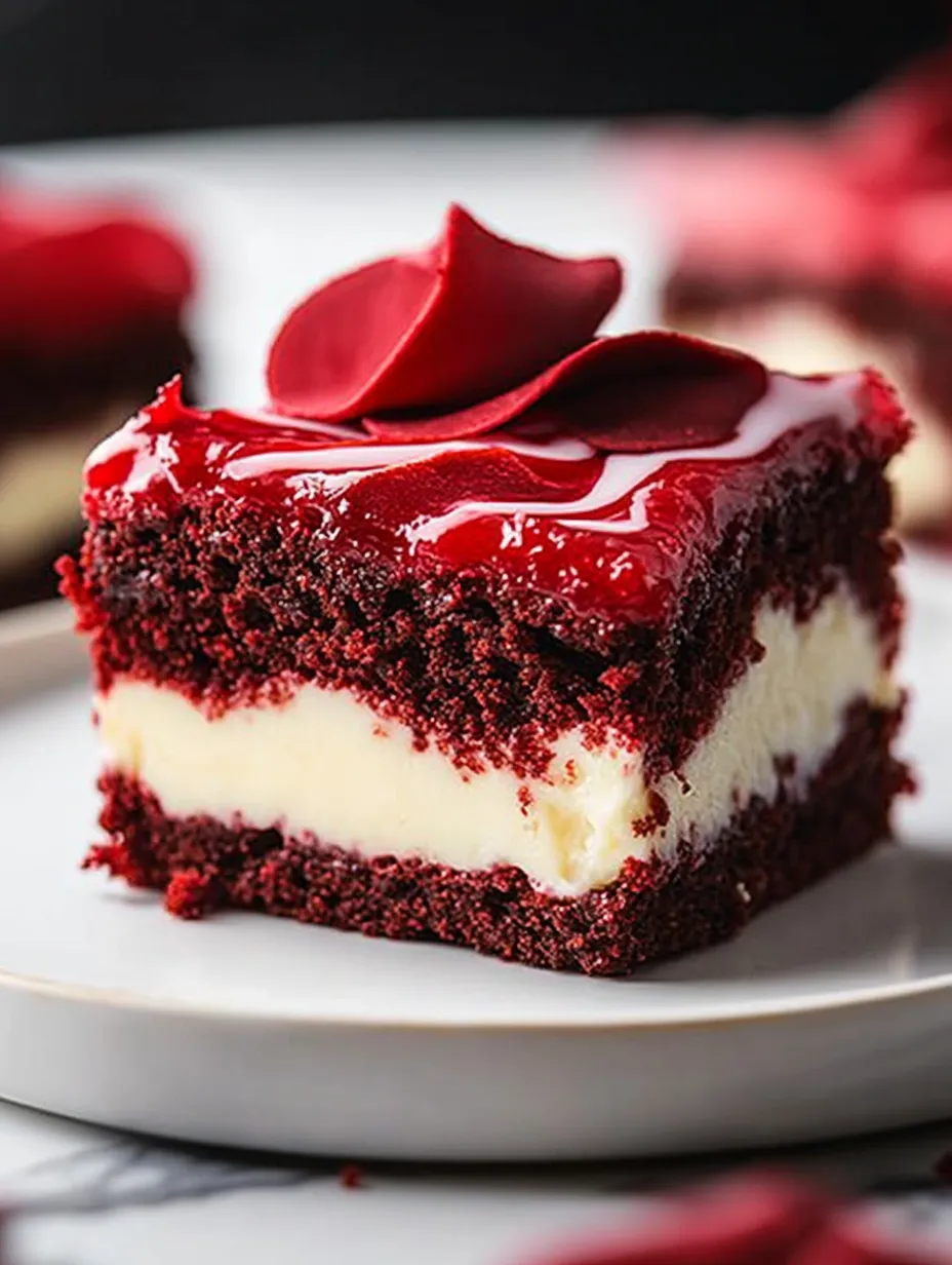 Easy Red Velvet Cheesecake Brownies Recipe