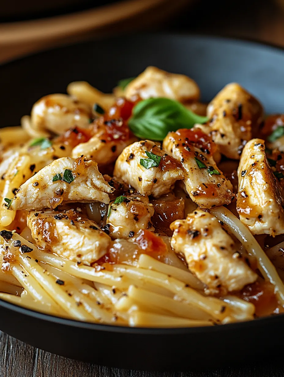 Easy Honey Pepper Chicken Pasta Recipe