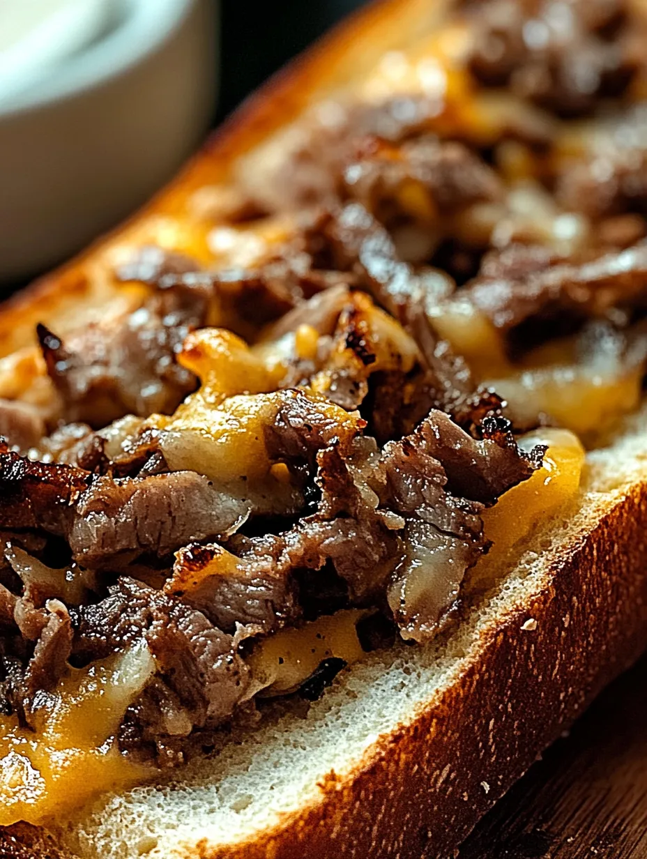 Garlic Philly Cheesesteak Bread Recipe