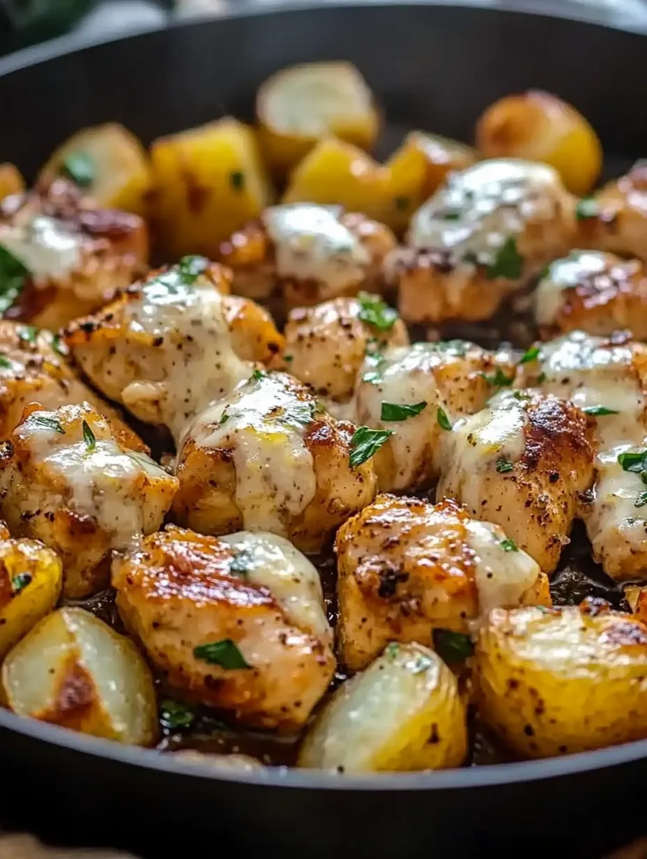 Garlic Parmesan Chicken and Potatoes Recipe