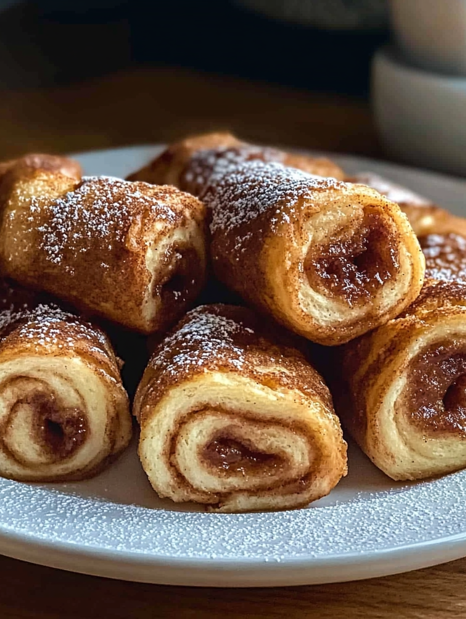 Easy Cinnamon Roll French Toast Roll-Ups