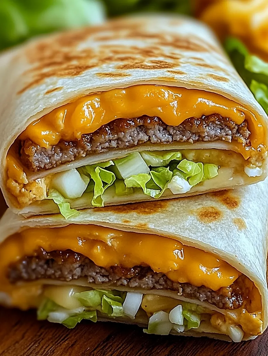 Easy Big Mac Wraps Recipe