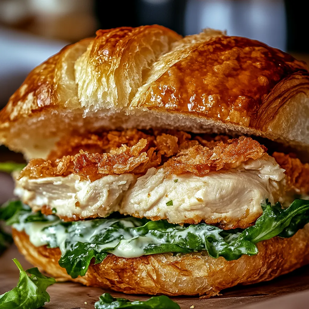 Crafted Chicken Caesar sandwich