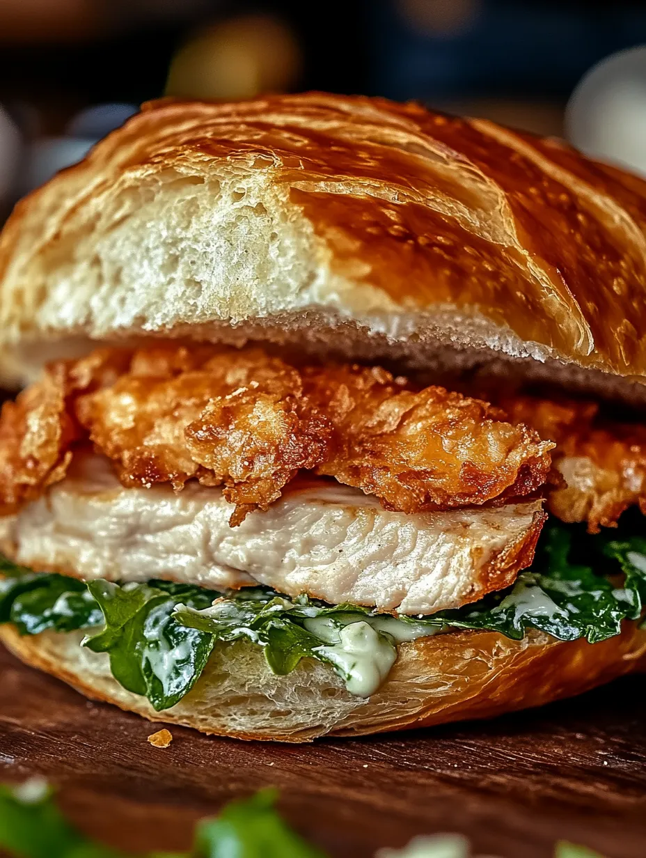 Crafted Chicken Caesar sandwich Recipe