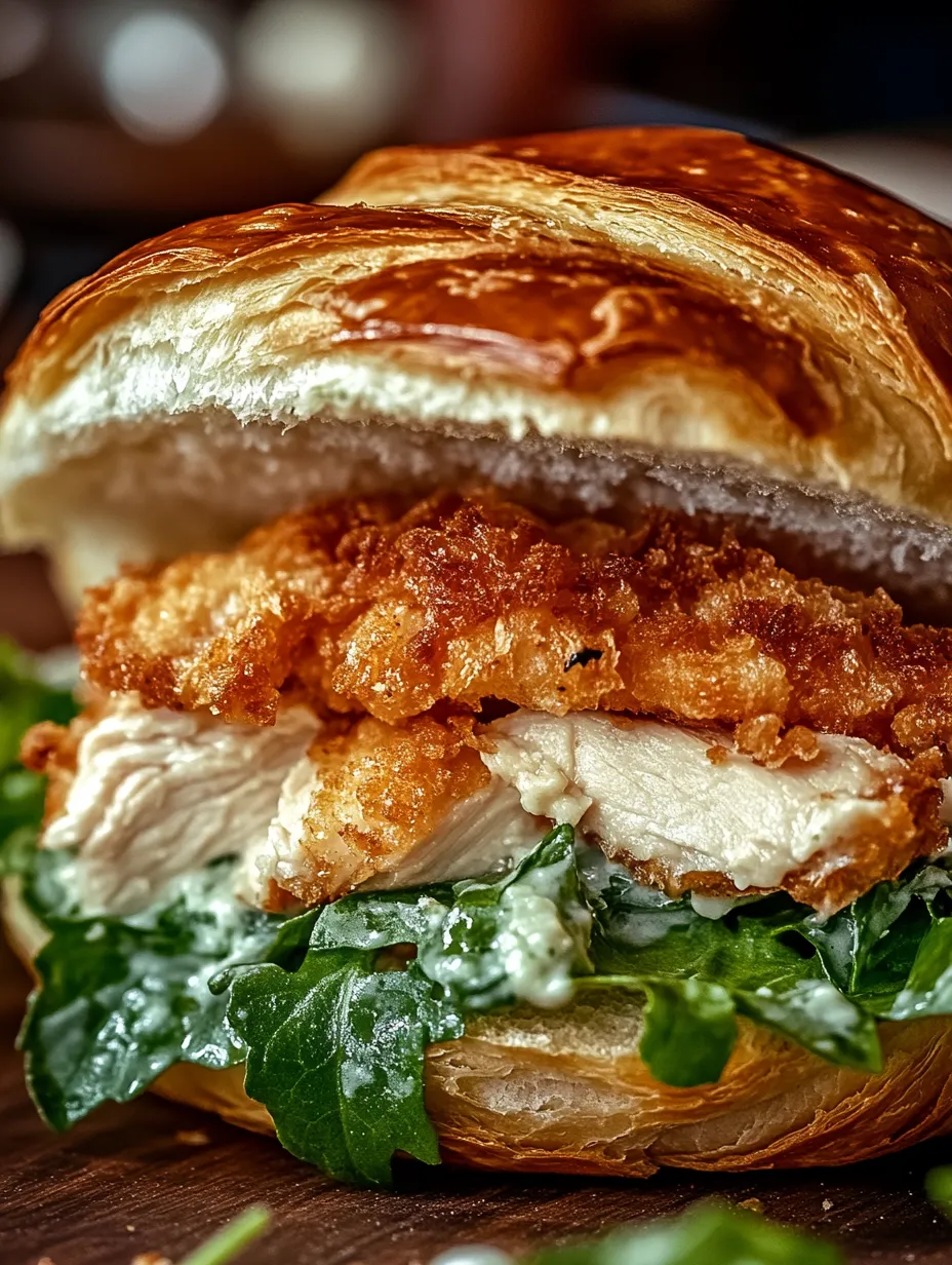 Easy Crafted Chicken Caesar sandwich Recipe