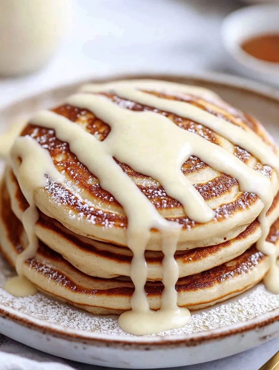 Cinnamon Roll Pancakes Recipe