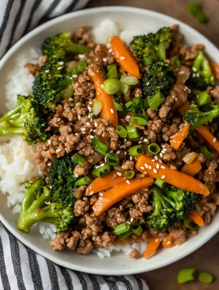 Ground Turkey Teriyaki Stir Fry Recipe