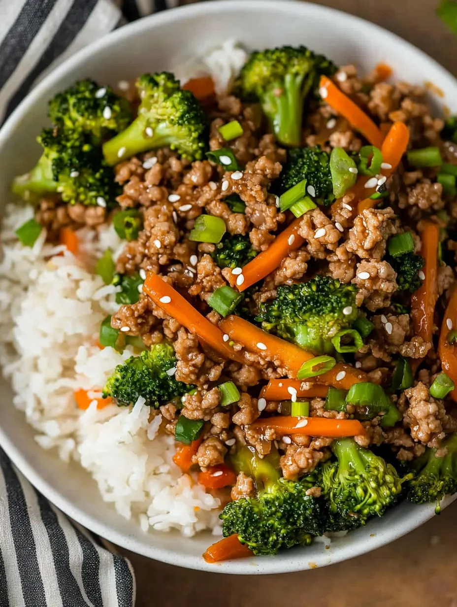 Easy Ground Turkey Teriyaki Stir Fry Recipe