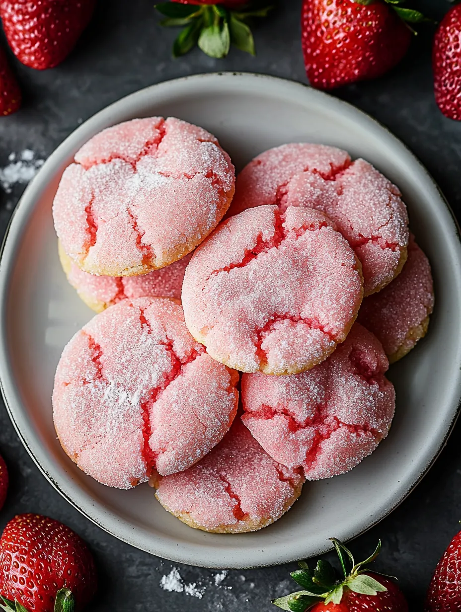 Strawberry Sugar Cookies Recipe