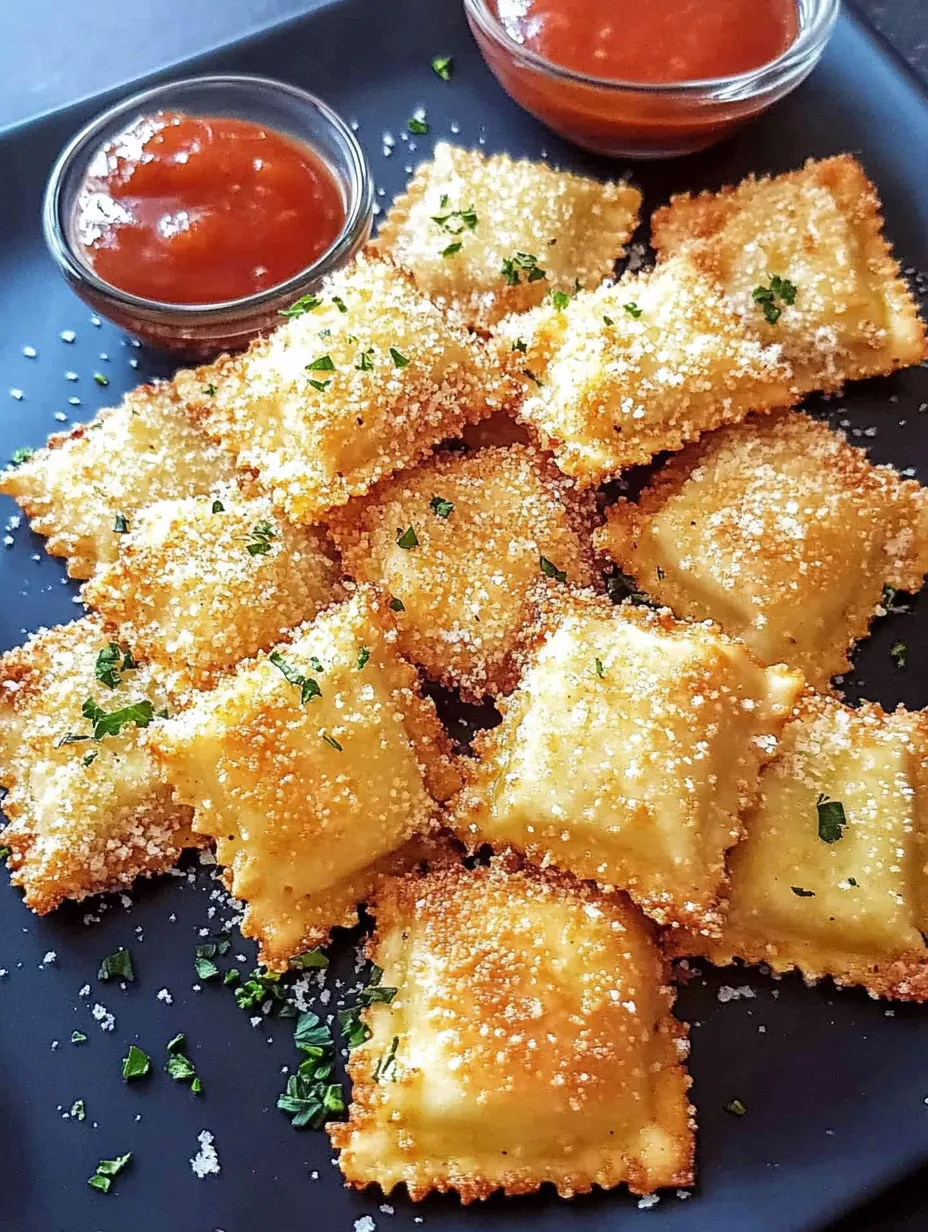 Easy Toasted Ravioli in Air Fryer Recipe