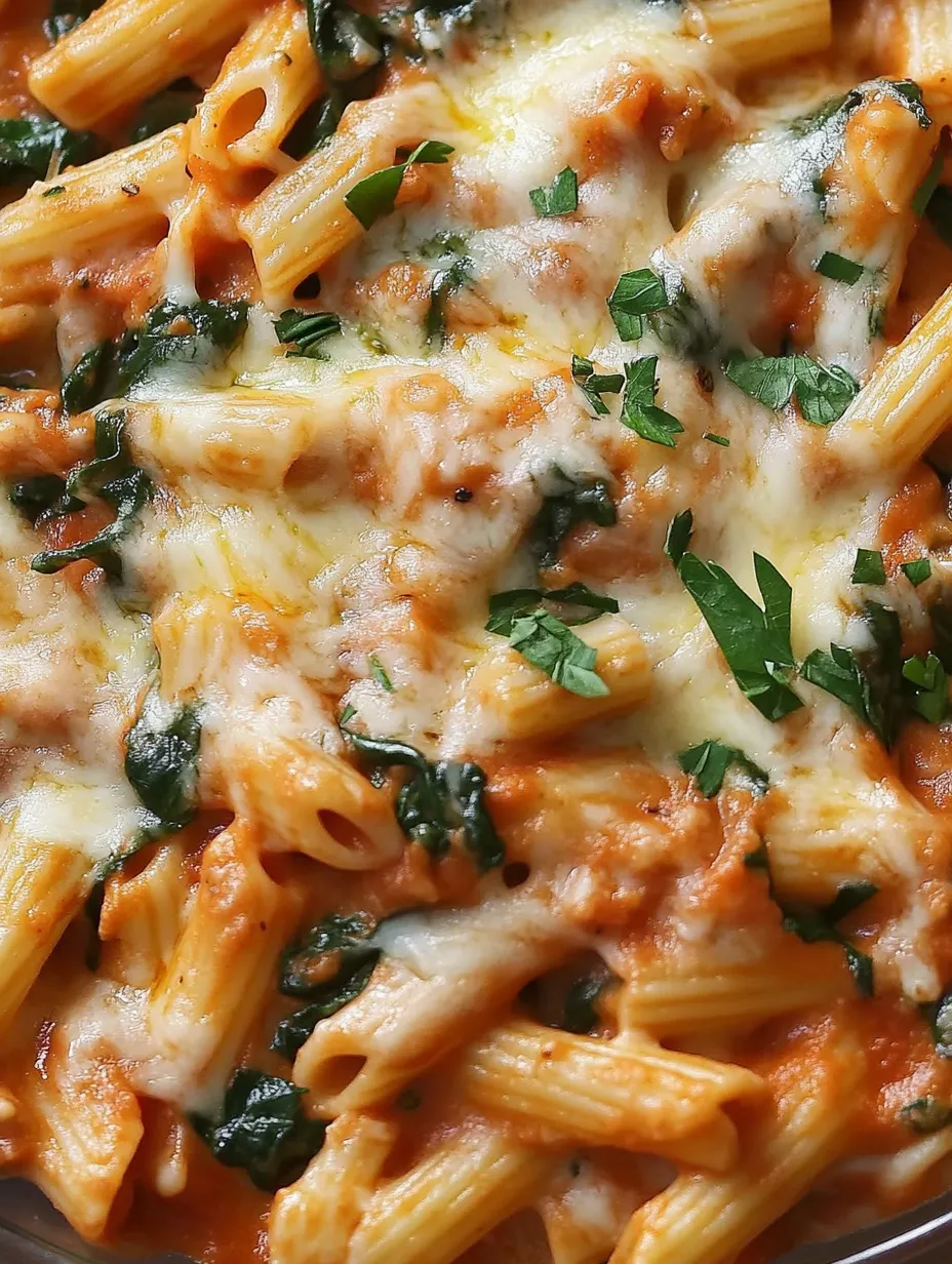 Spinach Ziti Recipe