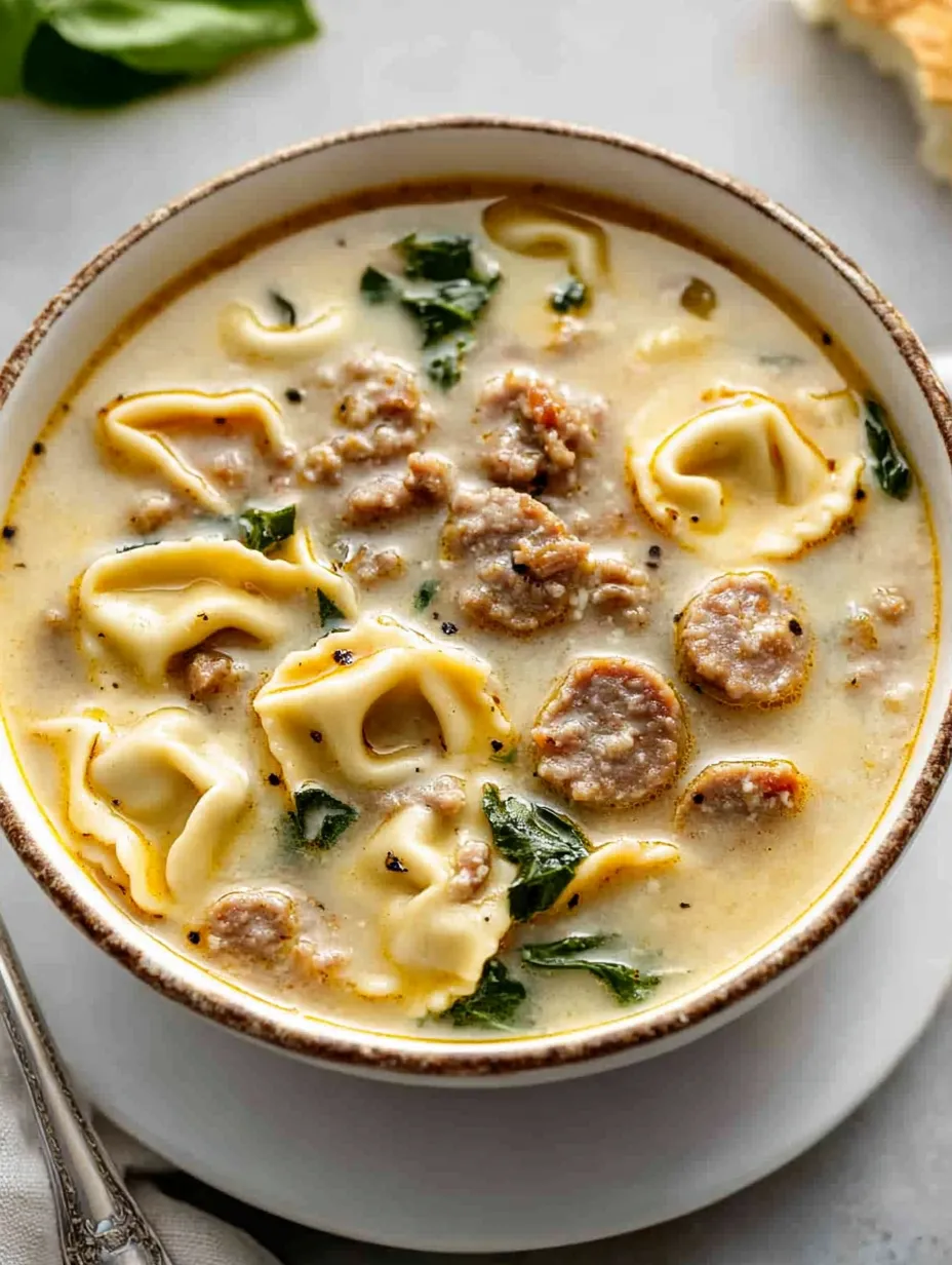 Sausage Tortellini Soup