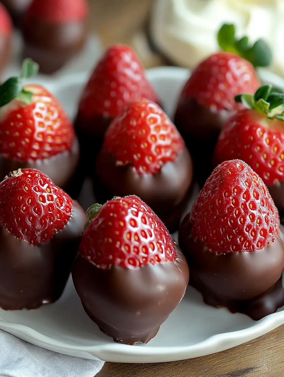 Chocolate Covered Cheesecake Strawberries Recipe