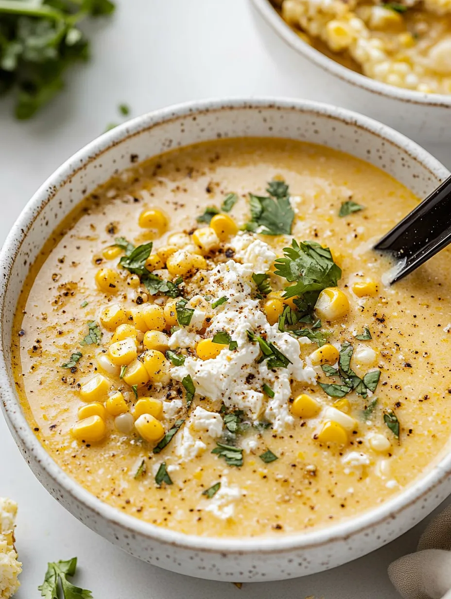 Mexican Street Corn Soup Recipe