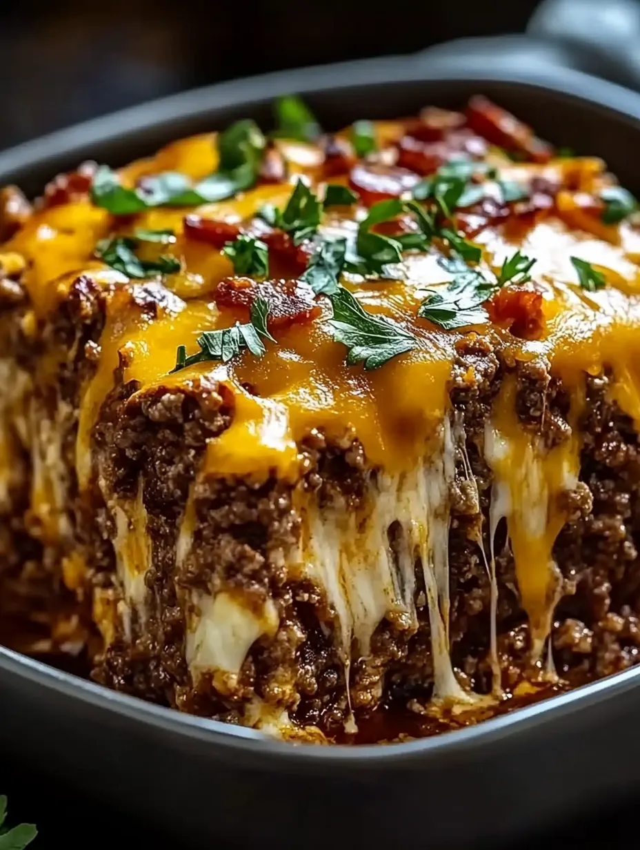 Cheesy Loaded Meatloaf Casserole Recipe