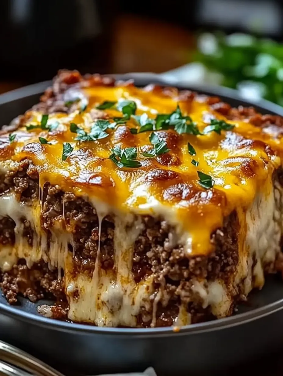 Easy Cheesy Loaded Meatloaf Casserole