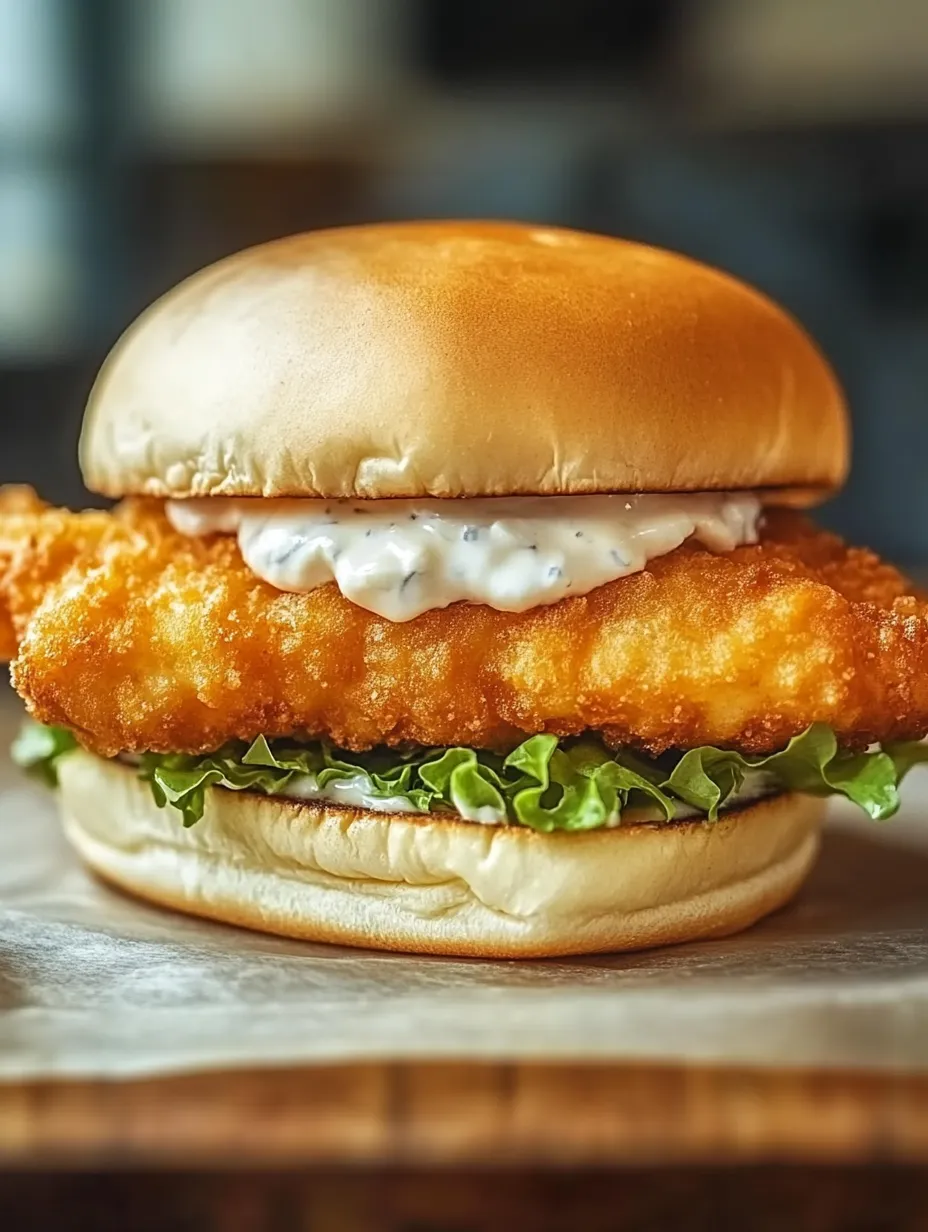 CRISPY FRIED COD FISH SANDWICH Recipe