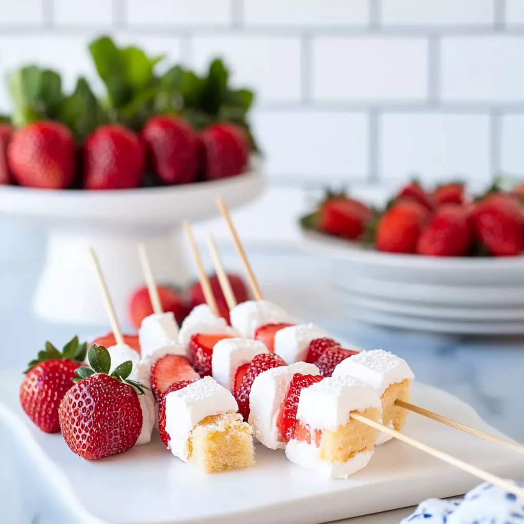 Strawberry Shortcake Kabobs