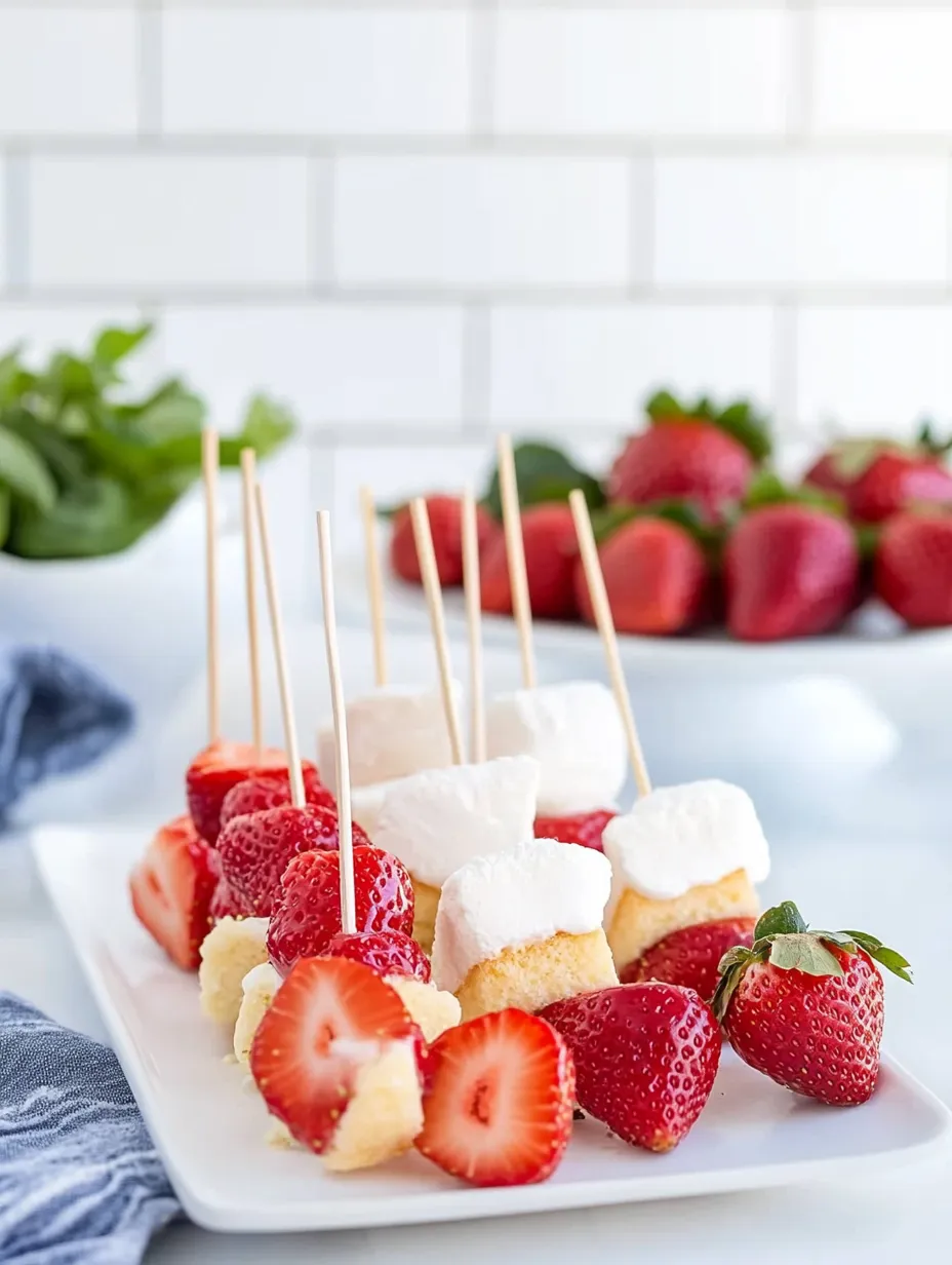 Strawberry Shortcake Kabobs Recipe