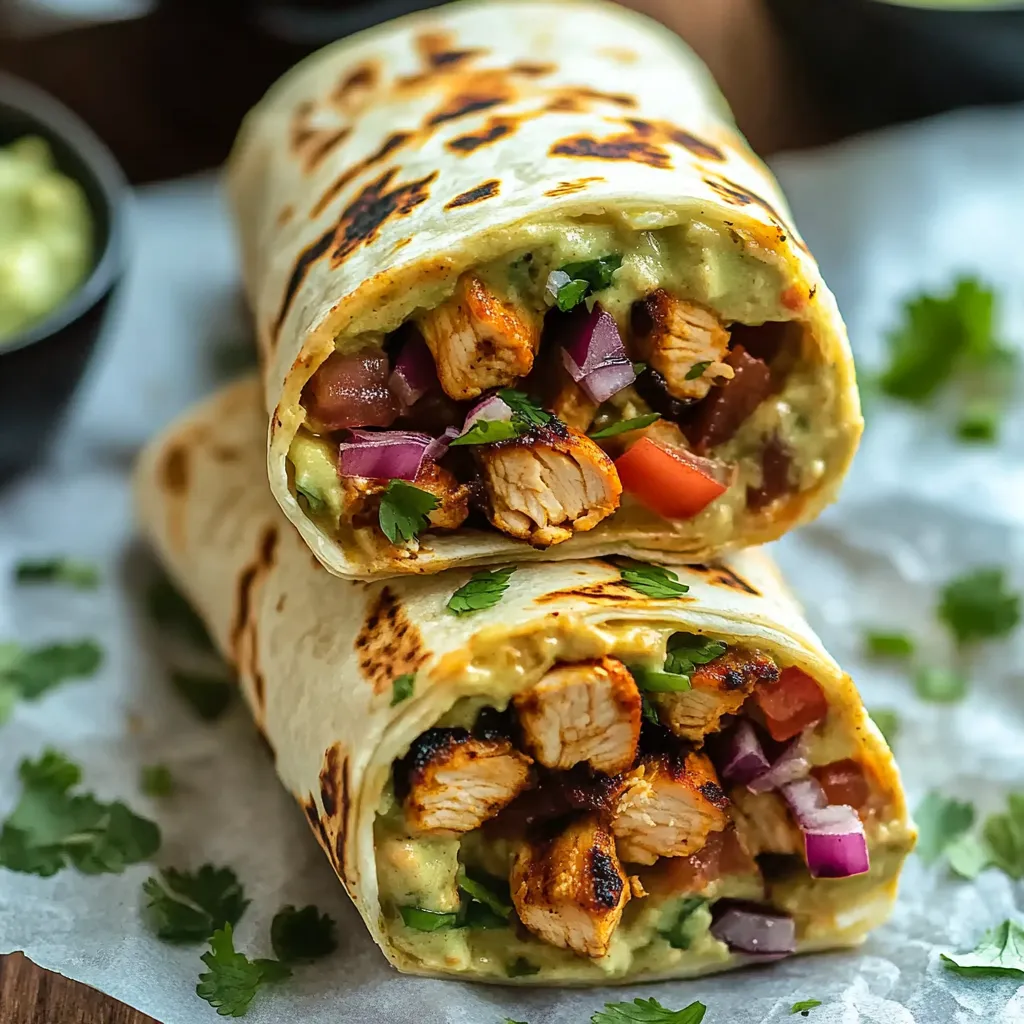 Chipotle Ranch Grilled Chicken Burrito