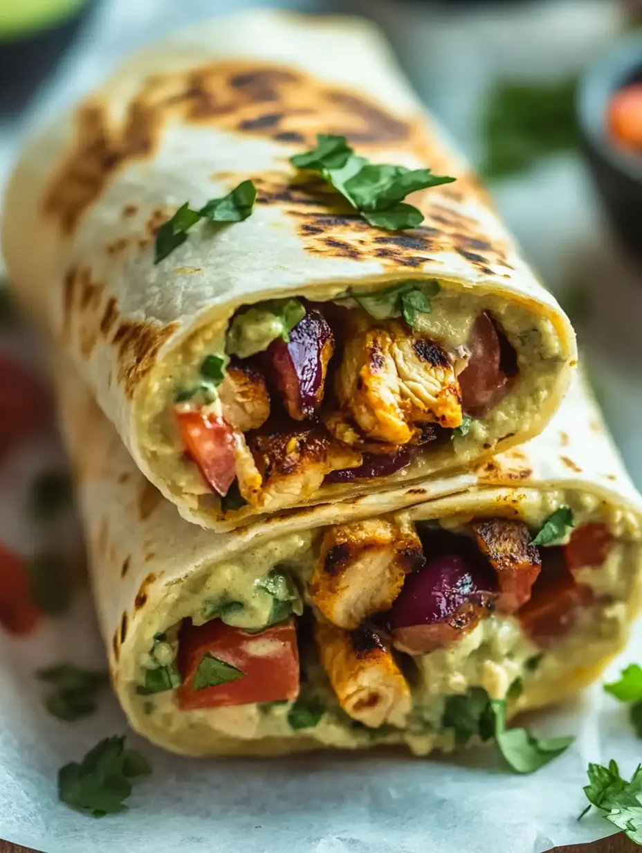 Easy Chipotle Ranch Grilled Chicken Burrito