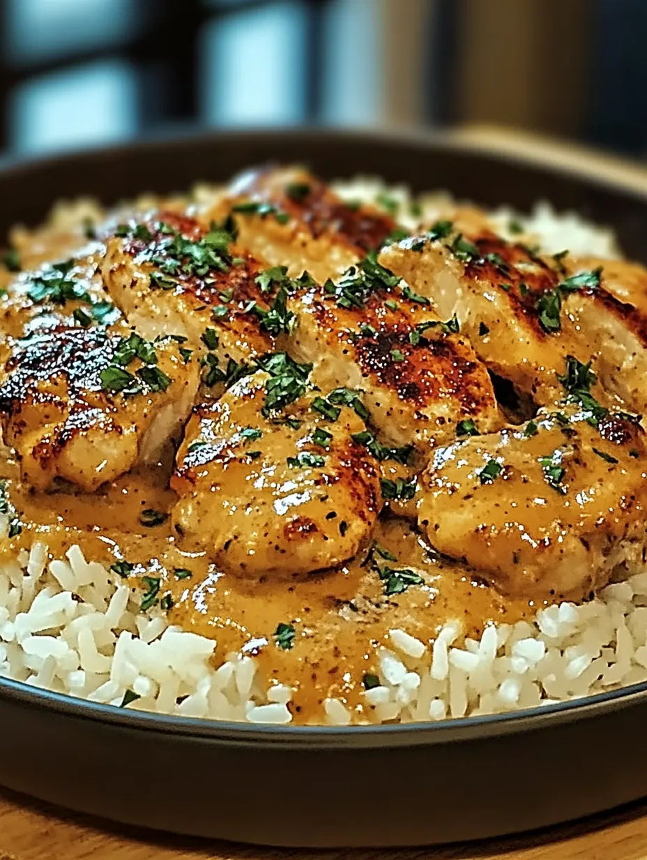 Easy Smothered Chicken And Rice