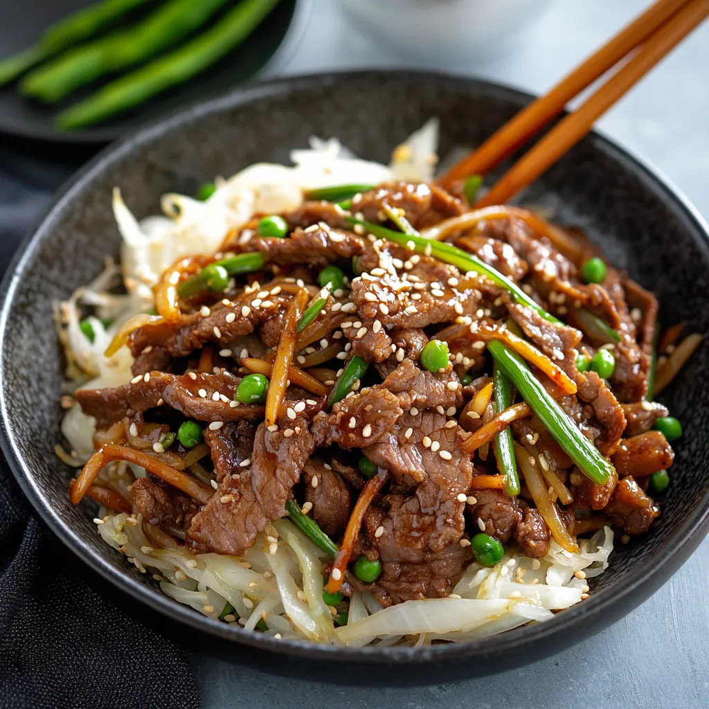 Korean Beef with Vegetables