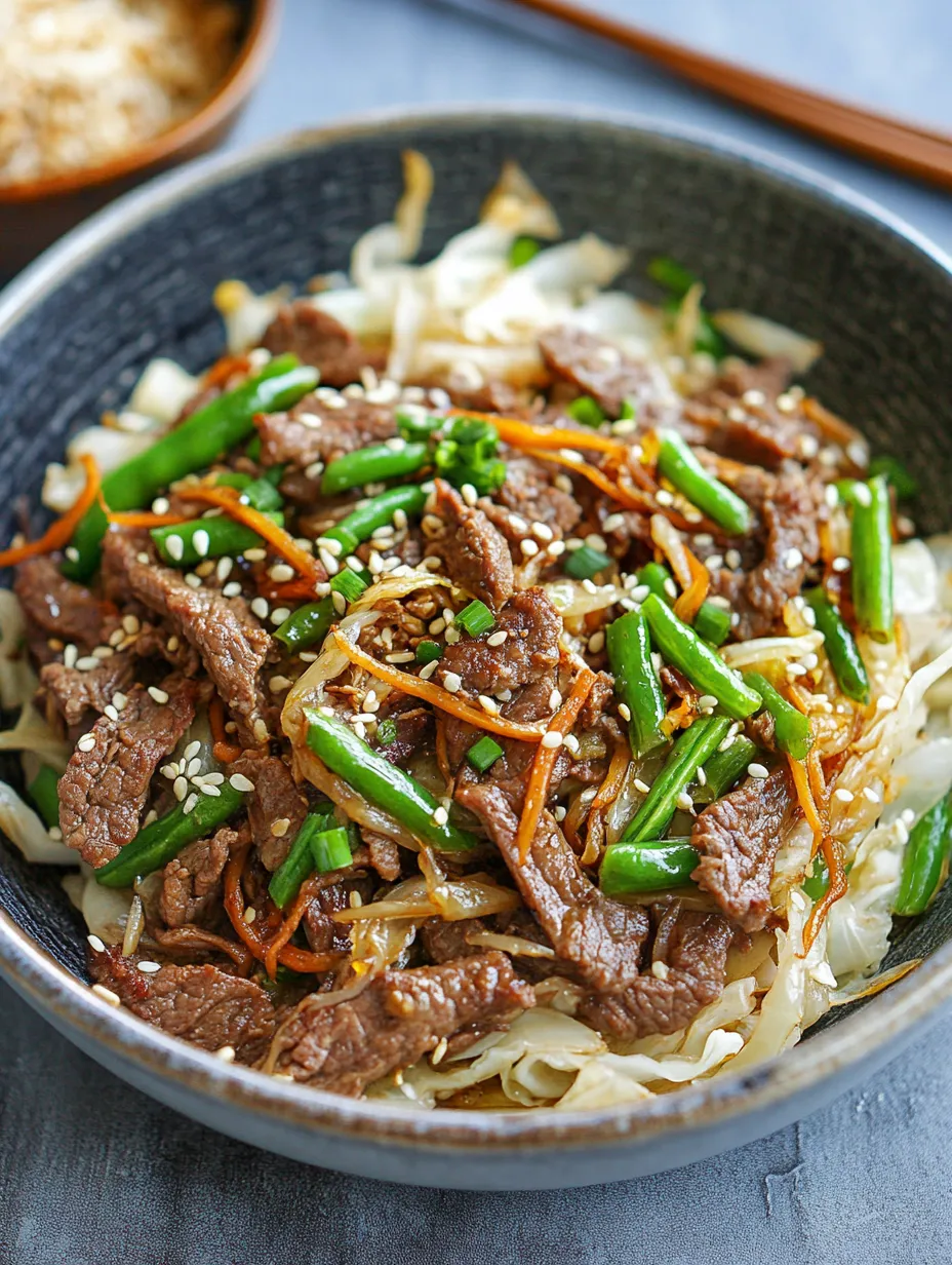 Easy Korean Beef with Vegetables Recipe