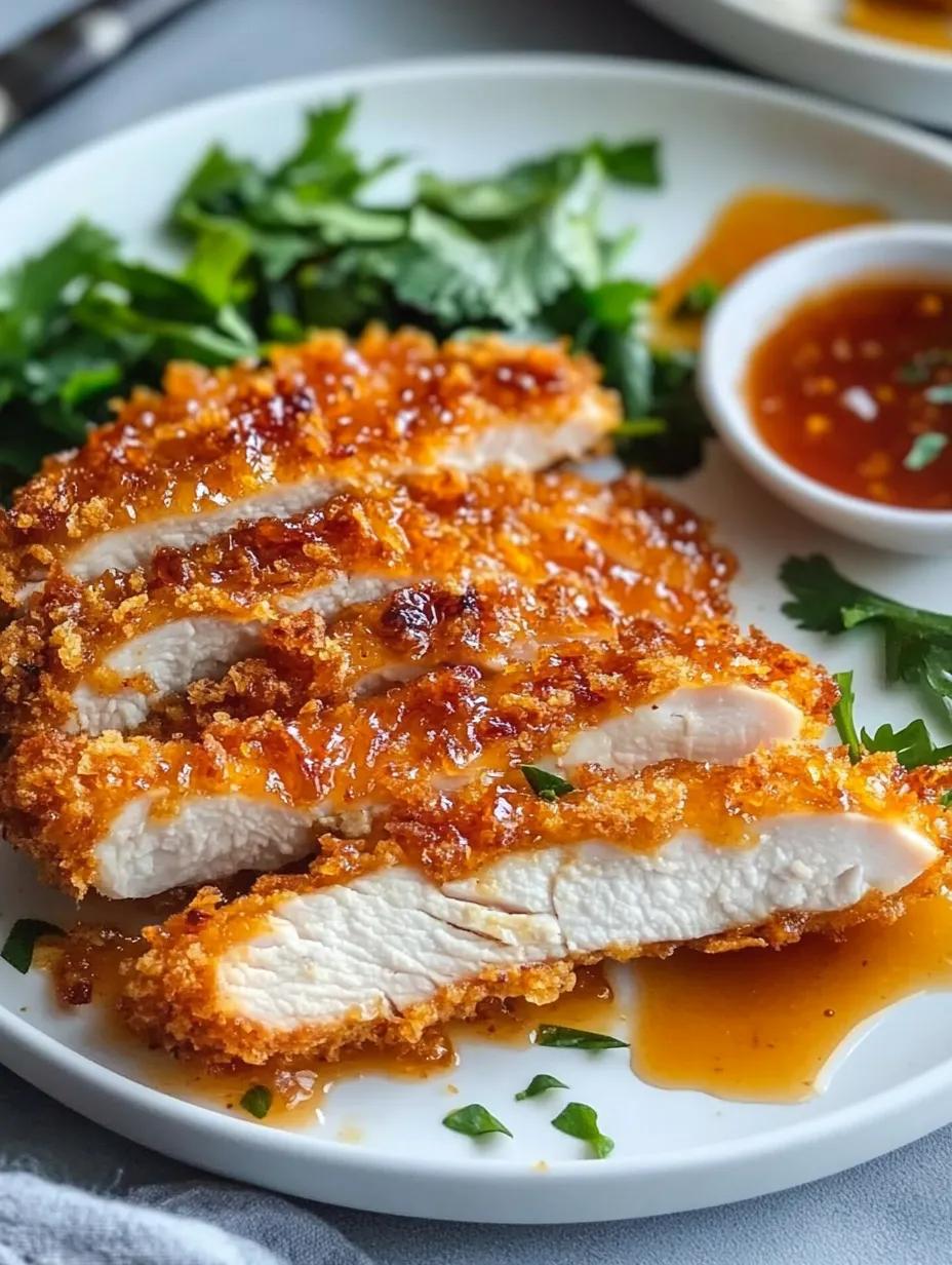 Baked Crunchy Hot Honey Chicken Recipe