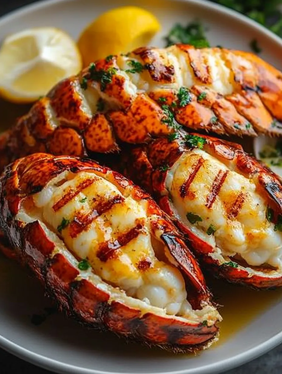 Buttery Grilled Lobster Tails Recipe