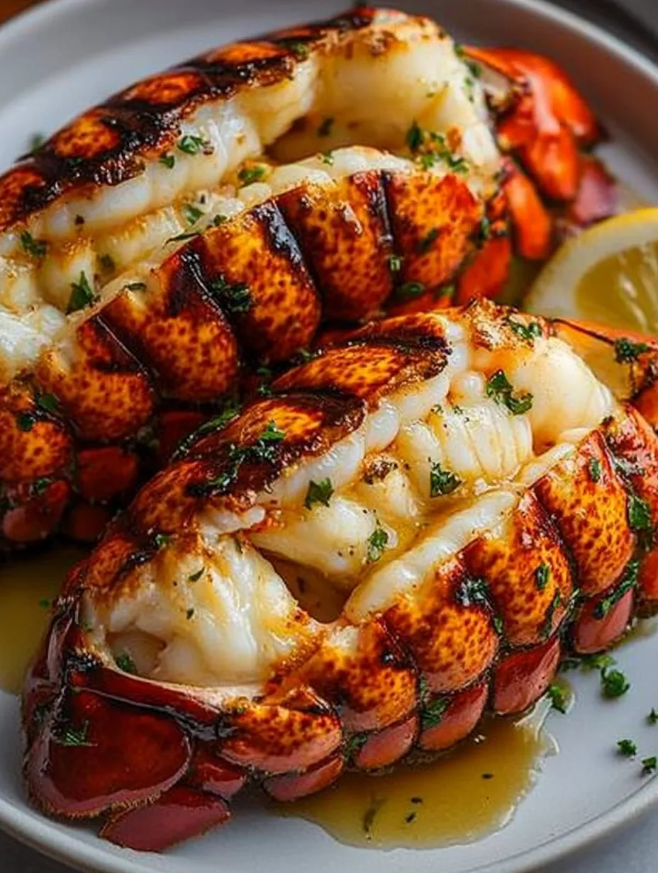 Easy Buttery Grilled Lobster Tails