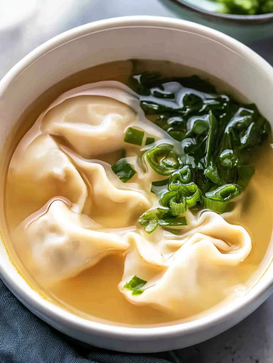 Easy Wonton Soup Recipe