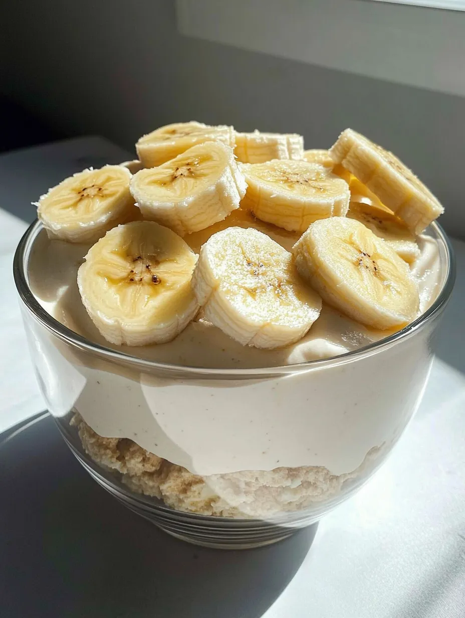 Easy Cottage Cheese Banana Pudding